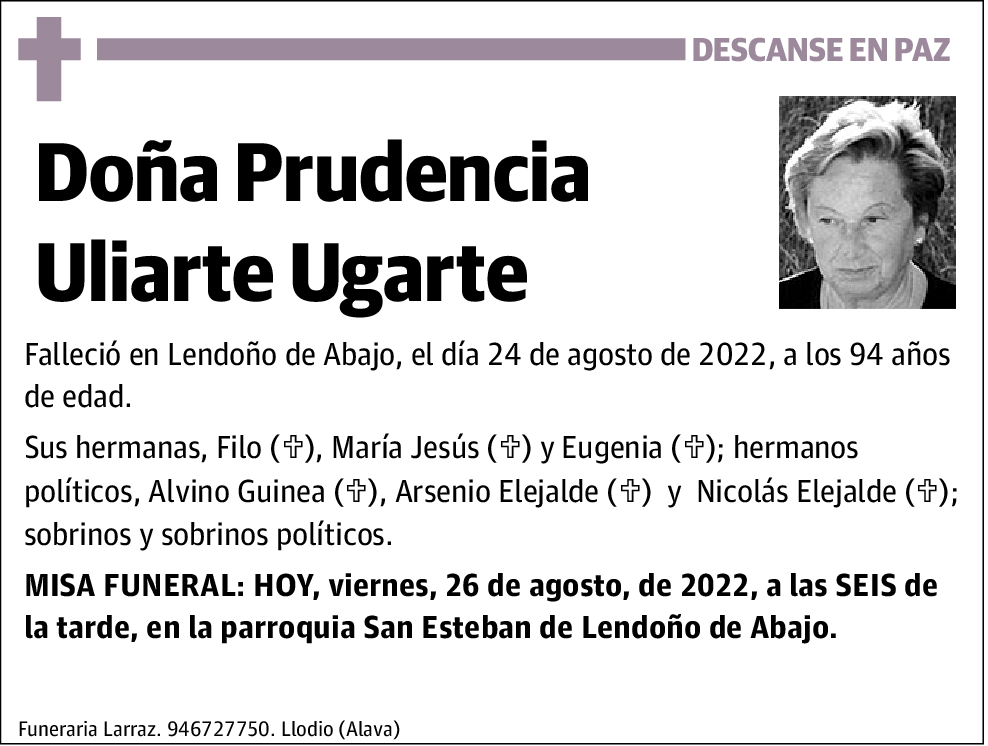 Prudencia Uliarte Ugarte