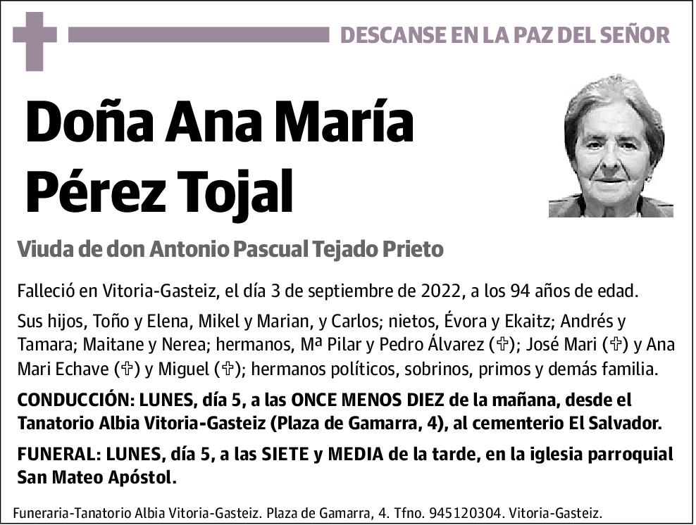 Ana María Pérez Tojal