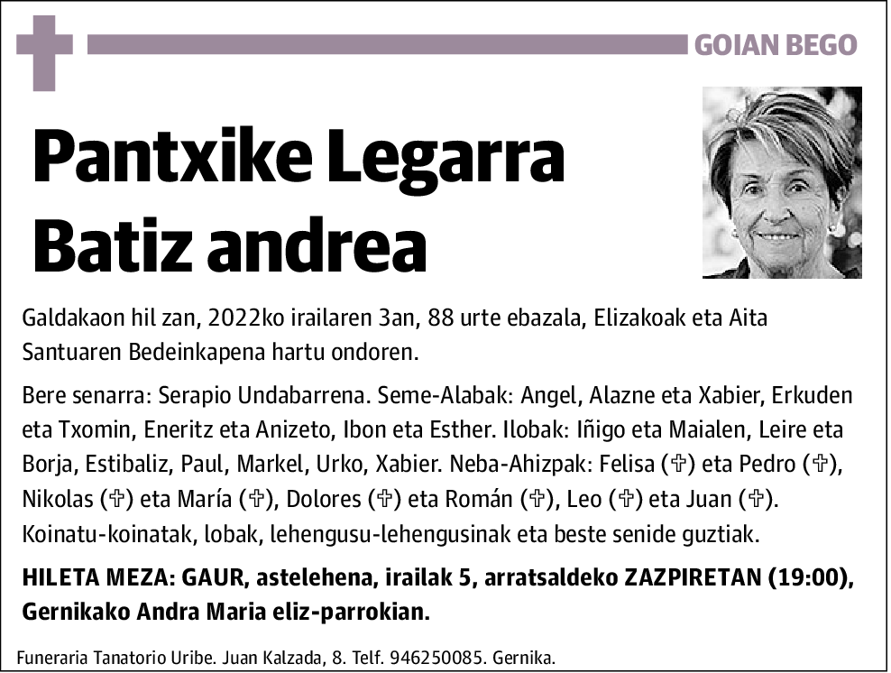 Pantxike Legarra Batiz