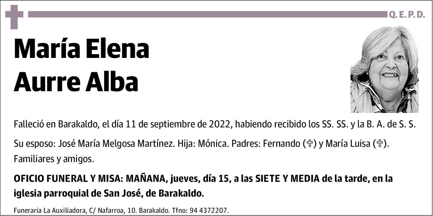 María Elena Aurre Alba