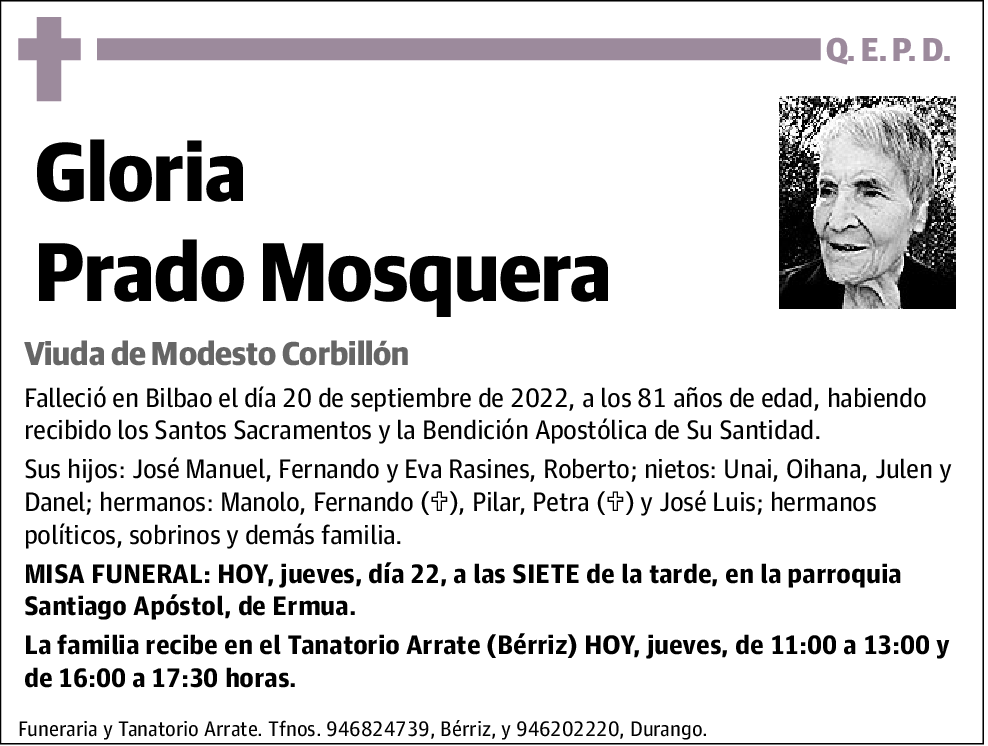 Gloria Prado Mosquera