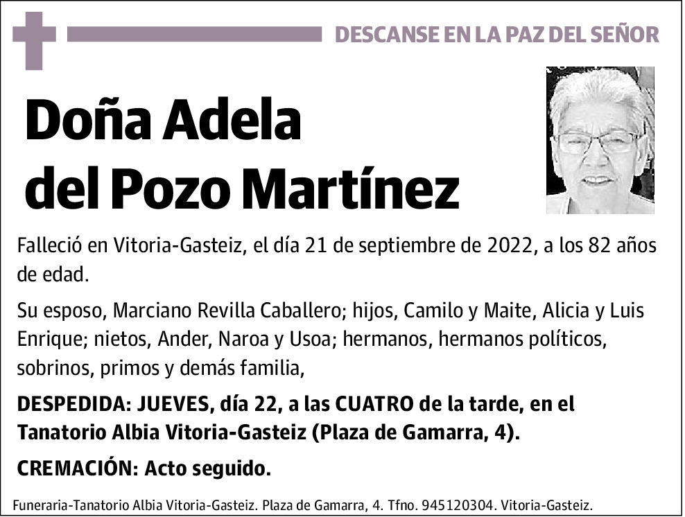 Adela del Pozo Martínez