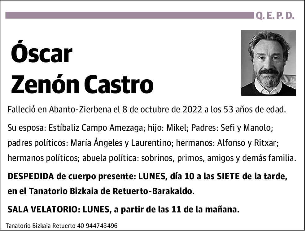 Óscar Zenon Castro