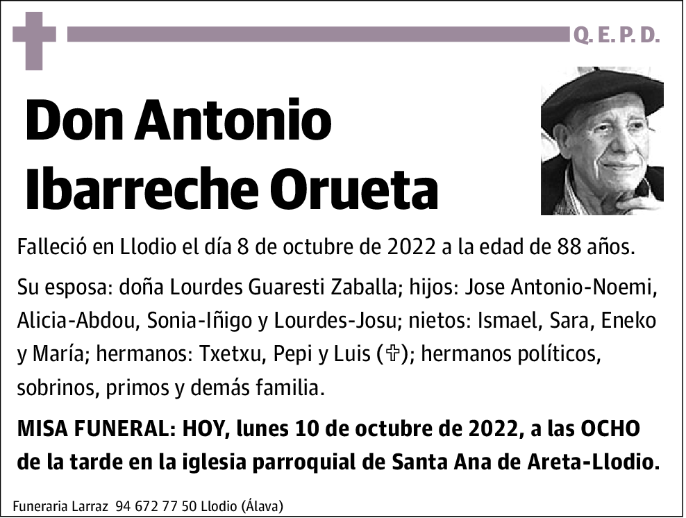 Antonio Ibarreche Orueta