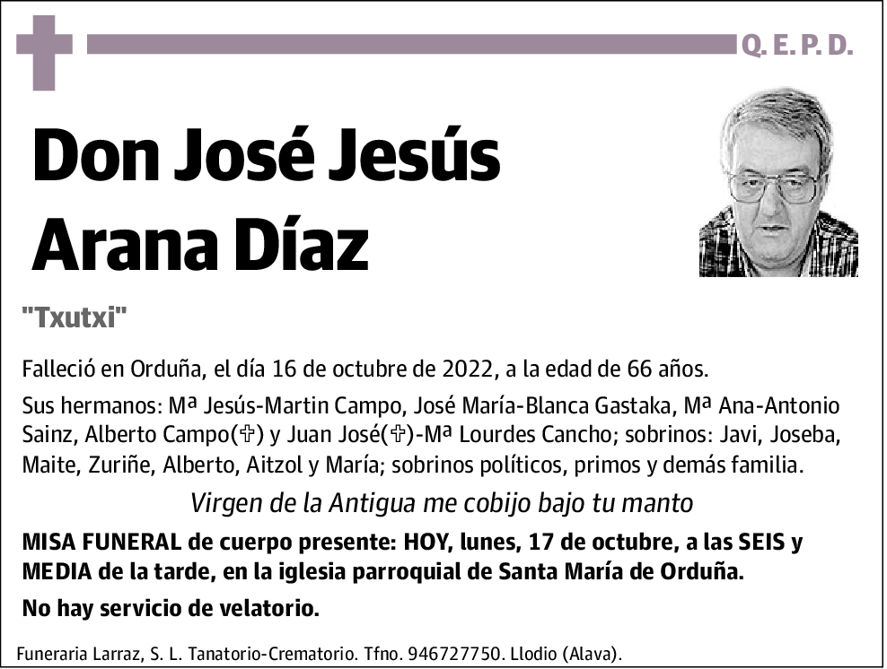 José Jesus Arana Diaz