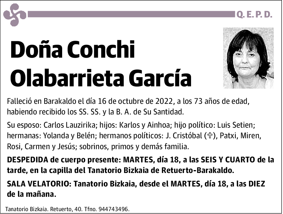 Conchi Olabarrieta García