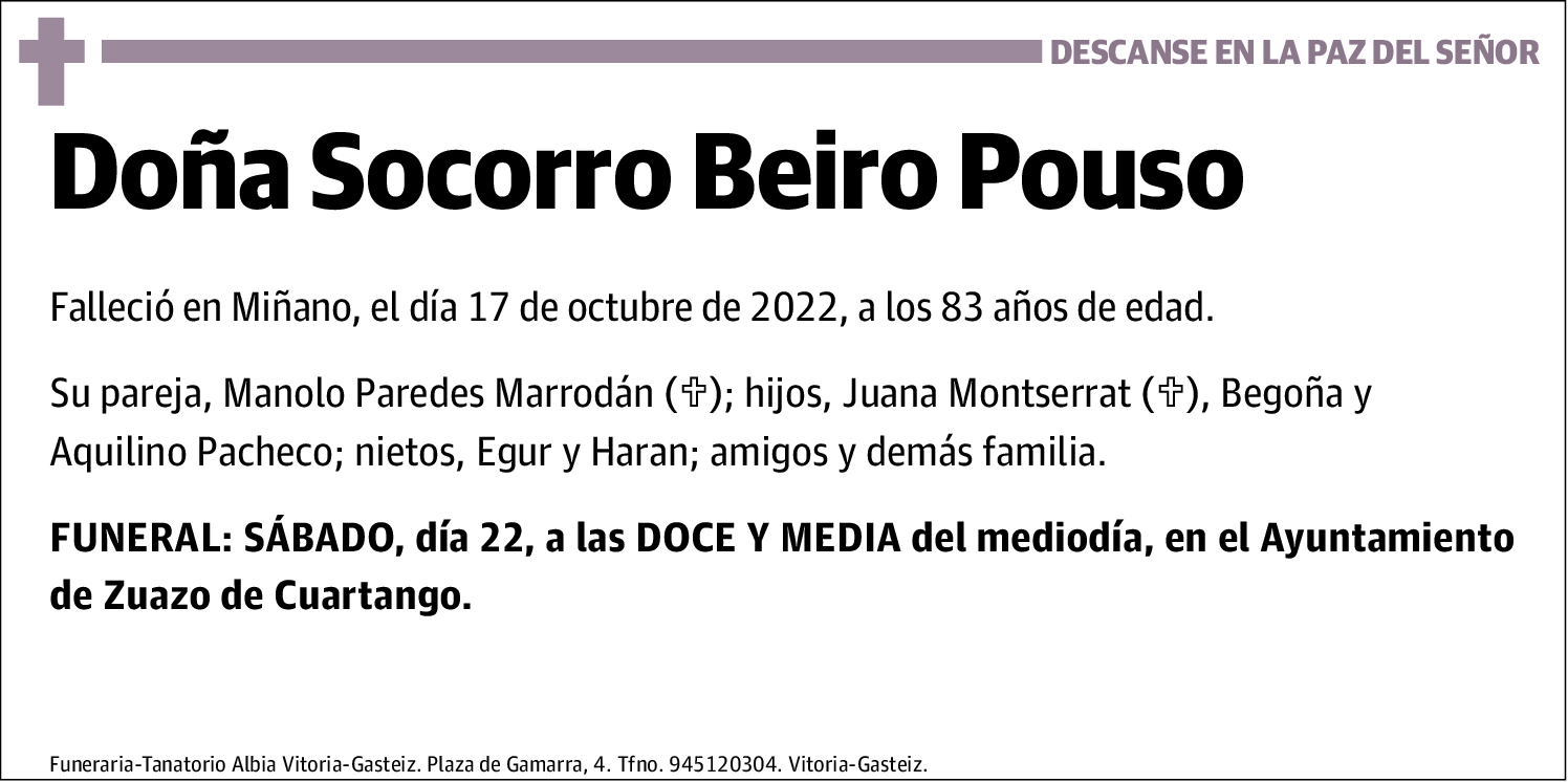Socorro Beiro Pouso