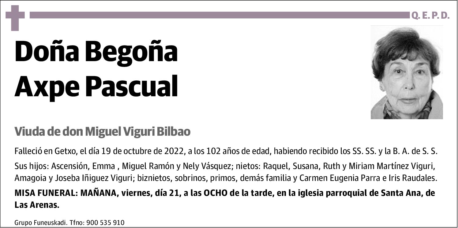 Begoña Axpe Pascual