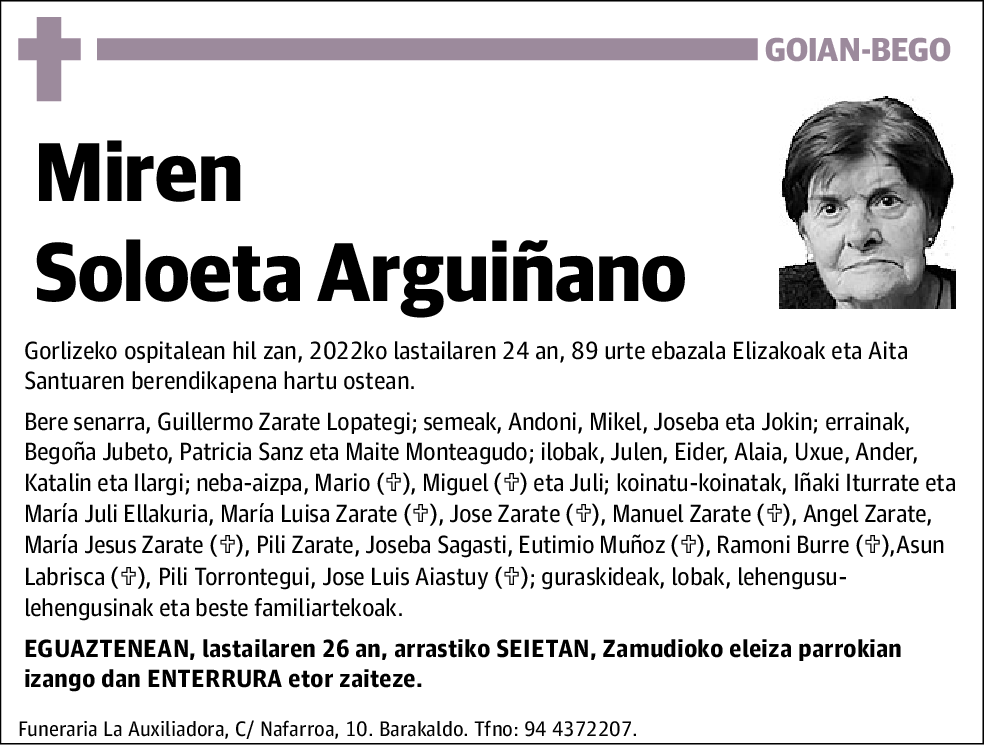 Miren Soloeta Arguiñano