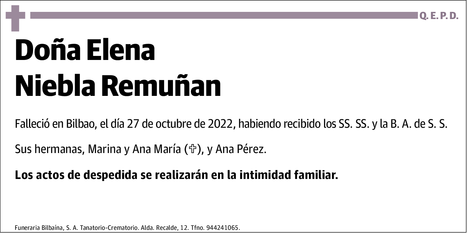 Elena Niebla Remuñan
