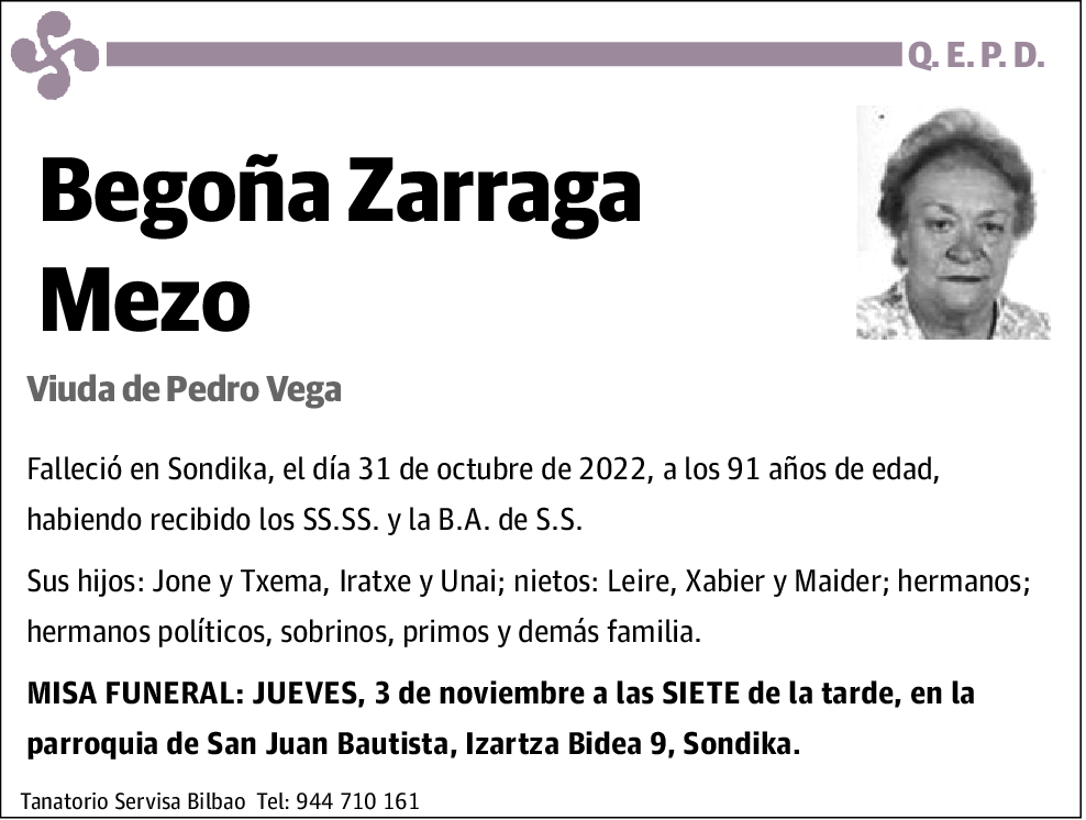 Begoña Zarraga Mezo