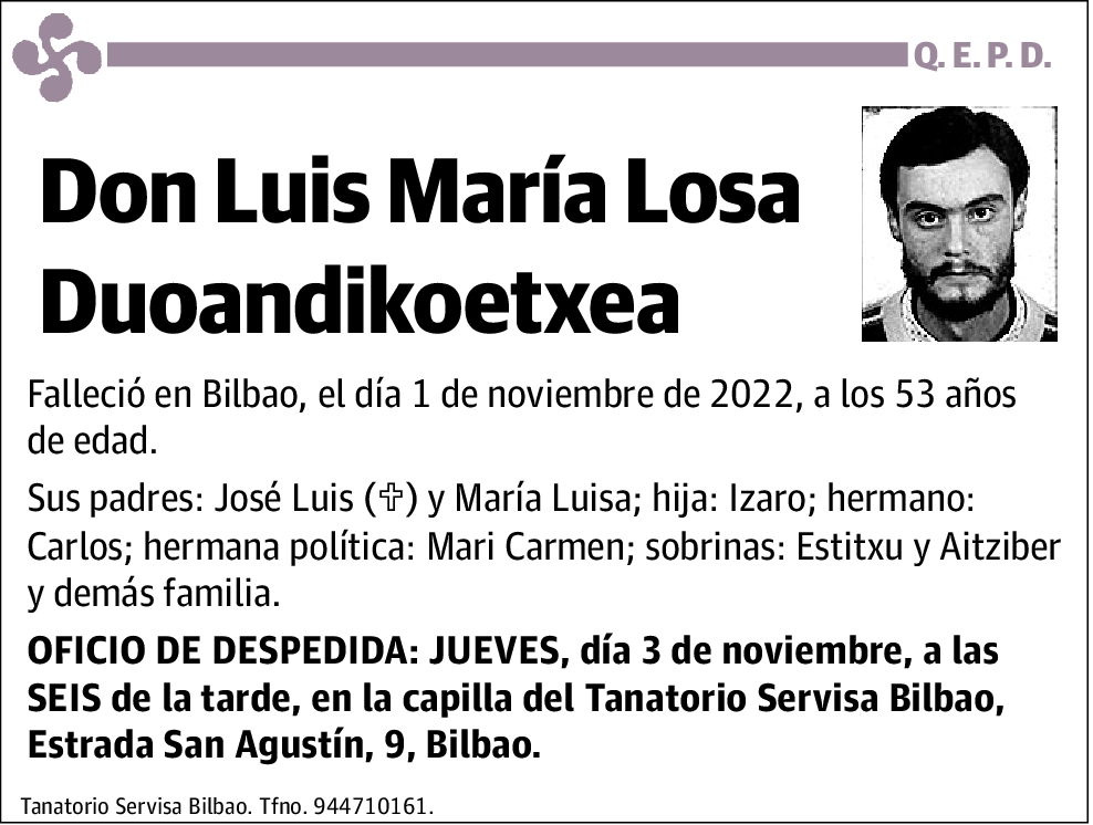 Luis María Losa Duoandikoetxea