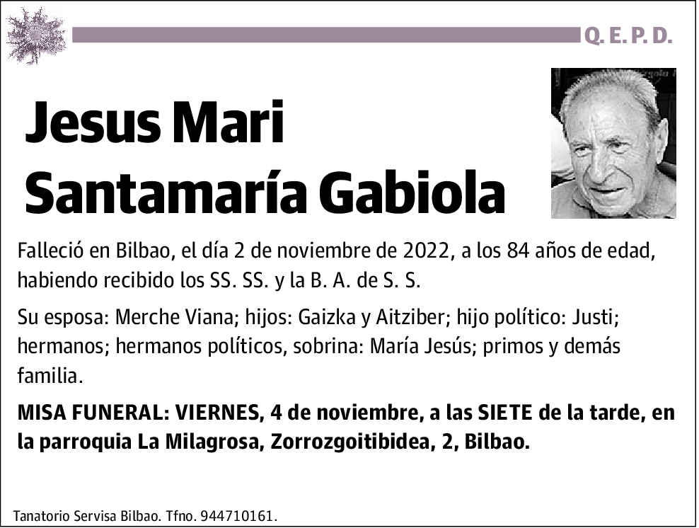 Jesus Mari Santamaría Gabiola
