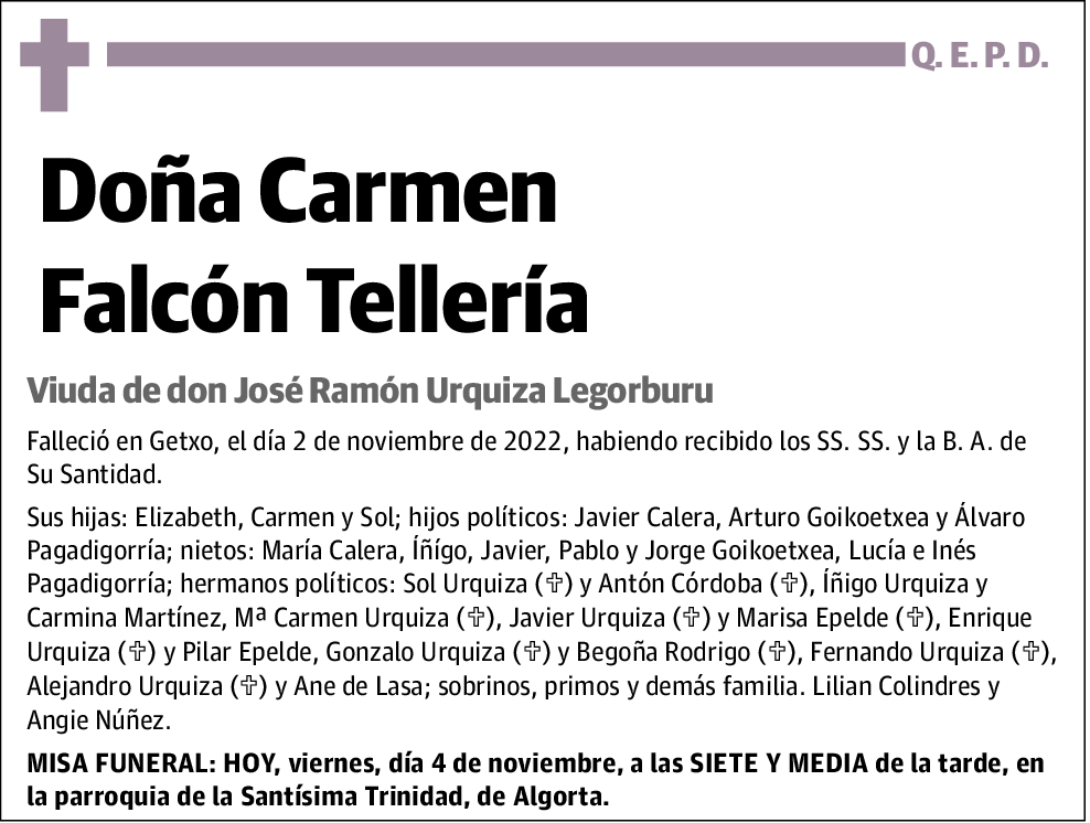 Carmen Falcón Tellería