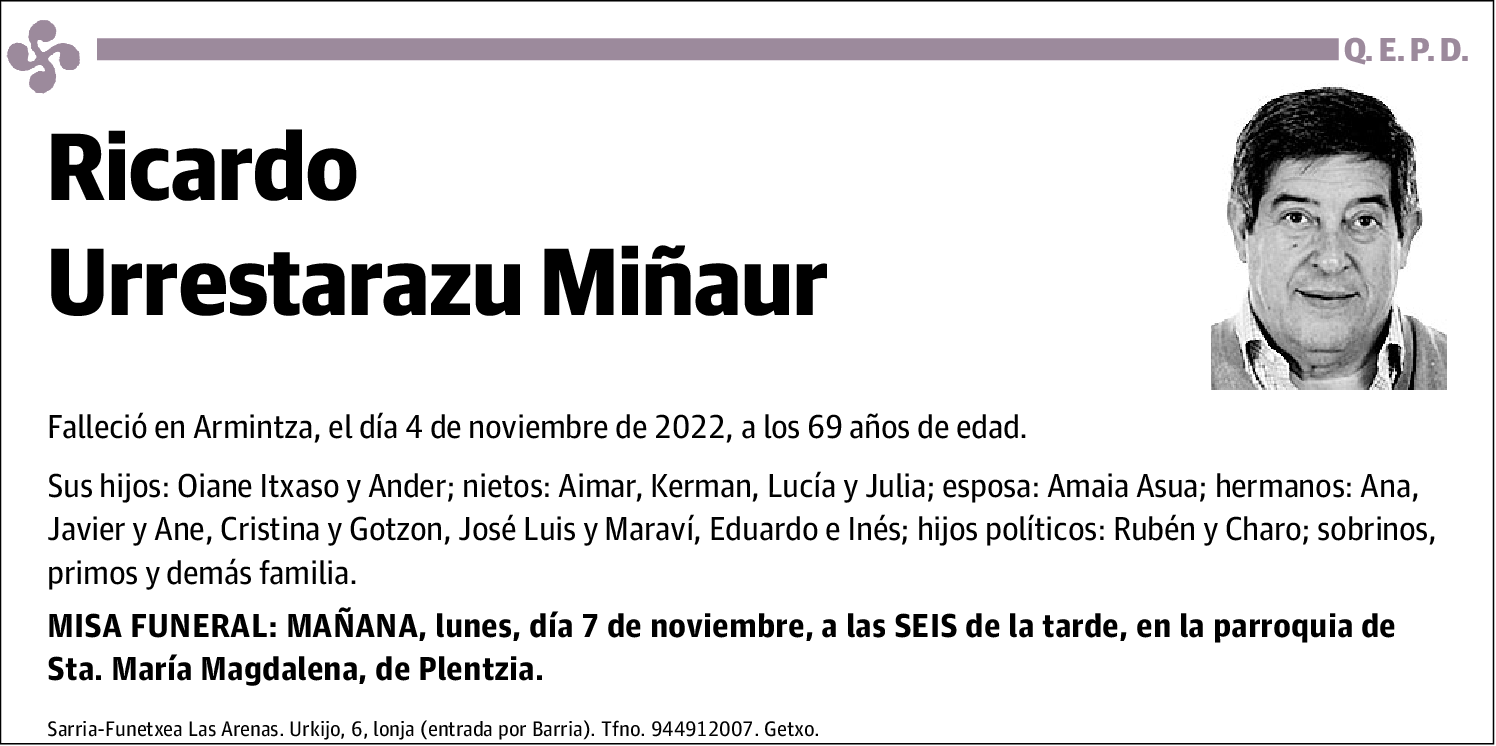 Ricardo Urrestarazu Miñaur