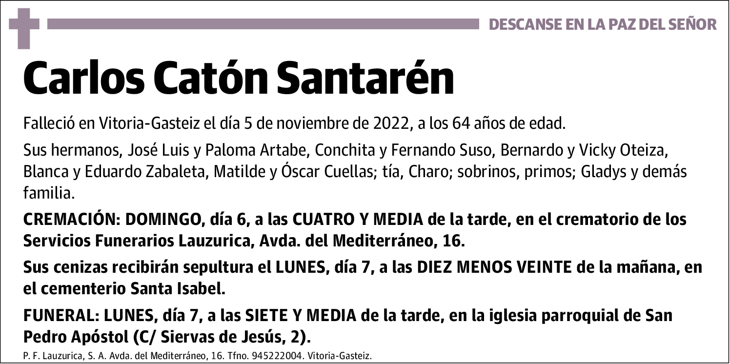 Carlos Catón Santarén