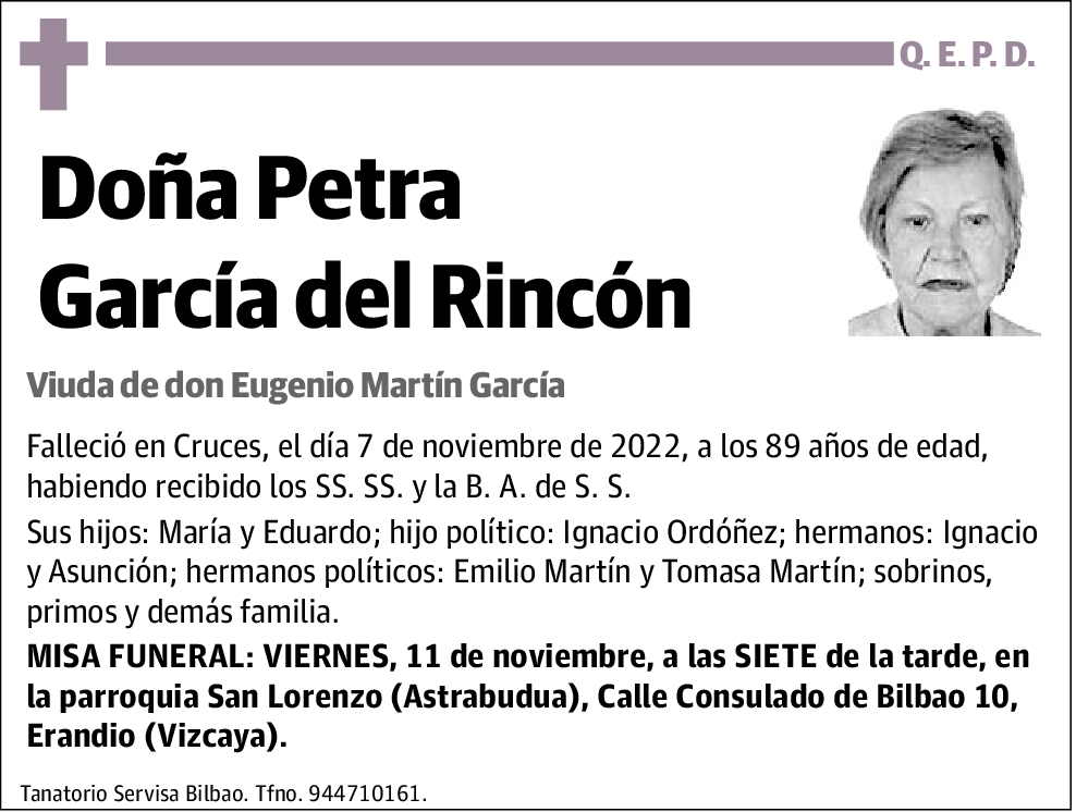 Petra García del Rincón
