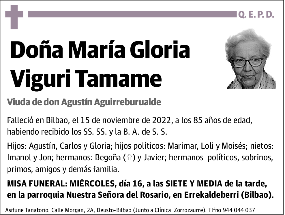 María Gloria Viguri Tamame