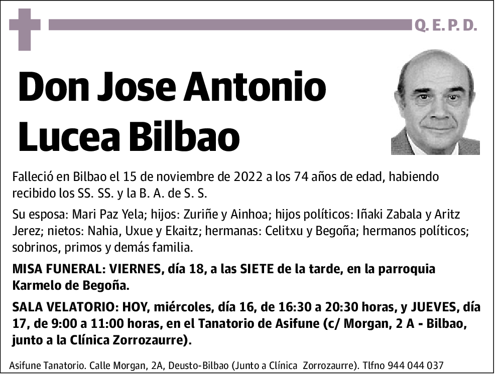 Jose Antonio Lucea Bilbao