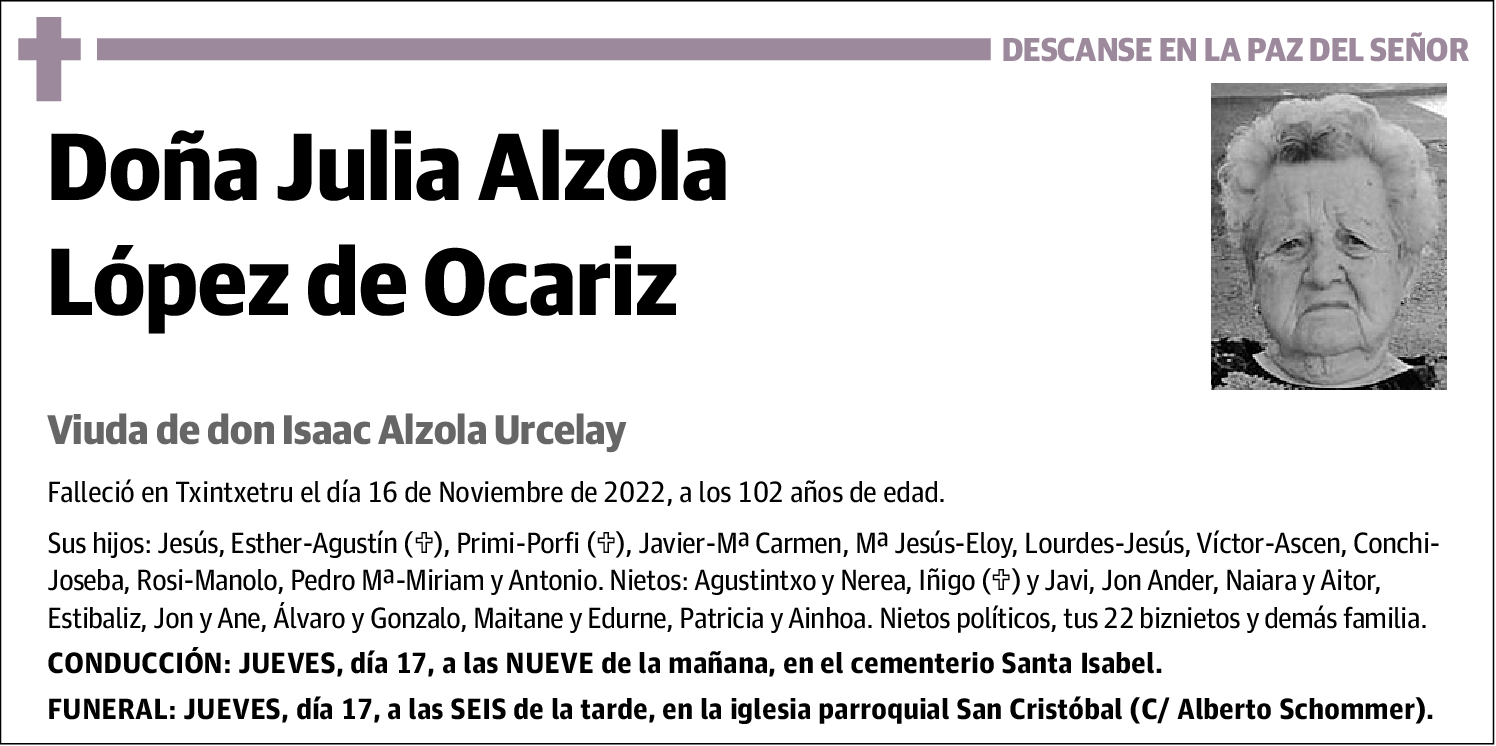 Julia Alzola López de Ocariz