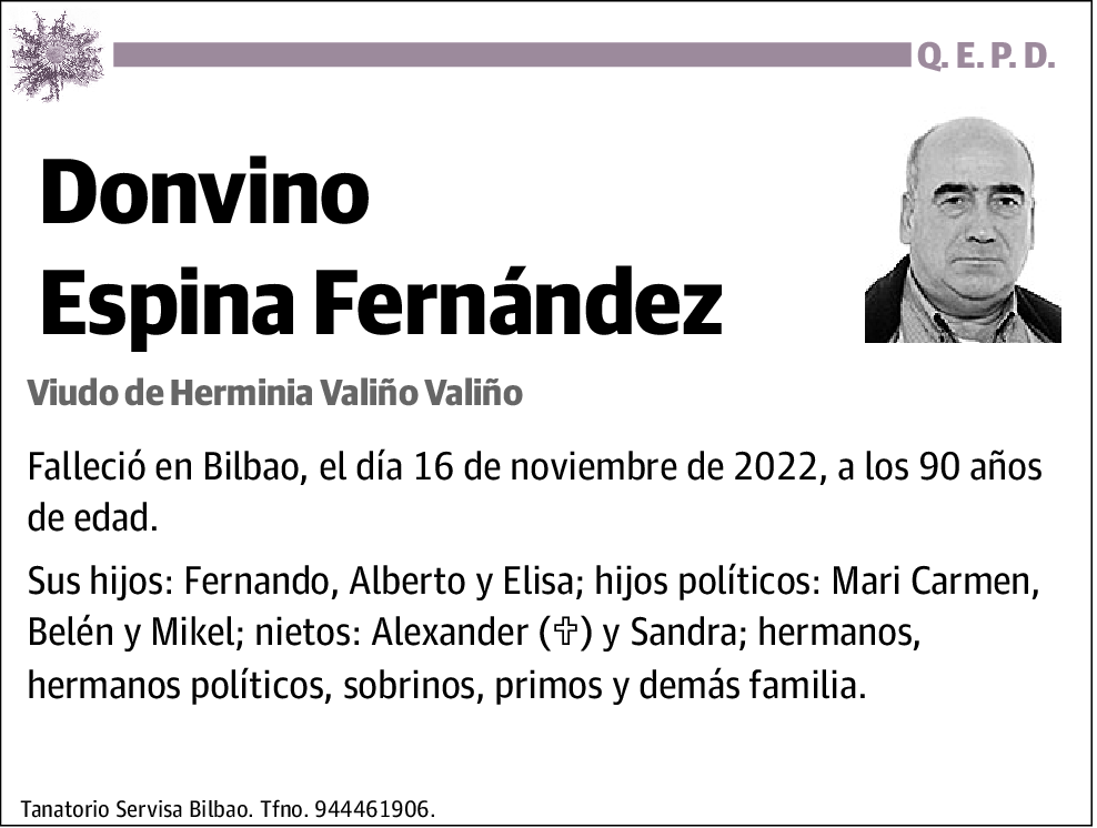 Donvino Espina Fernández