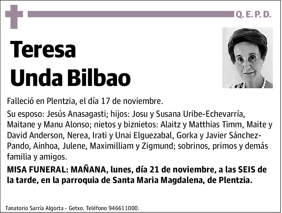 Teresa Unda Bilbao
