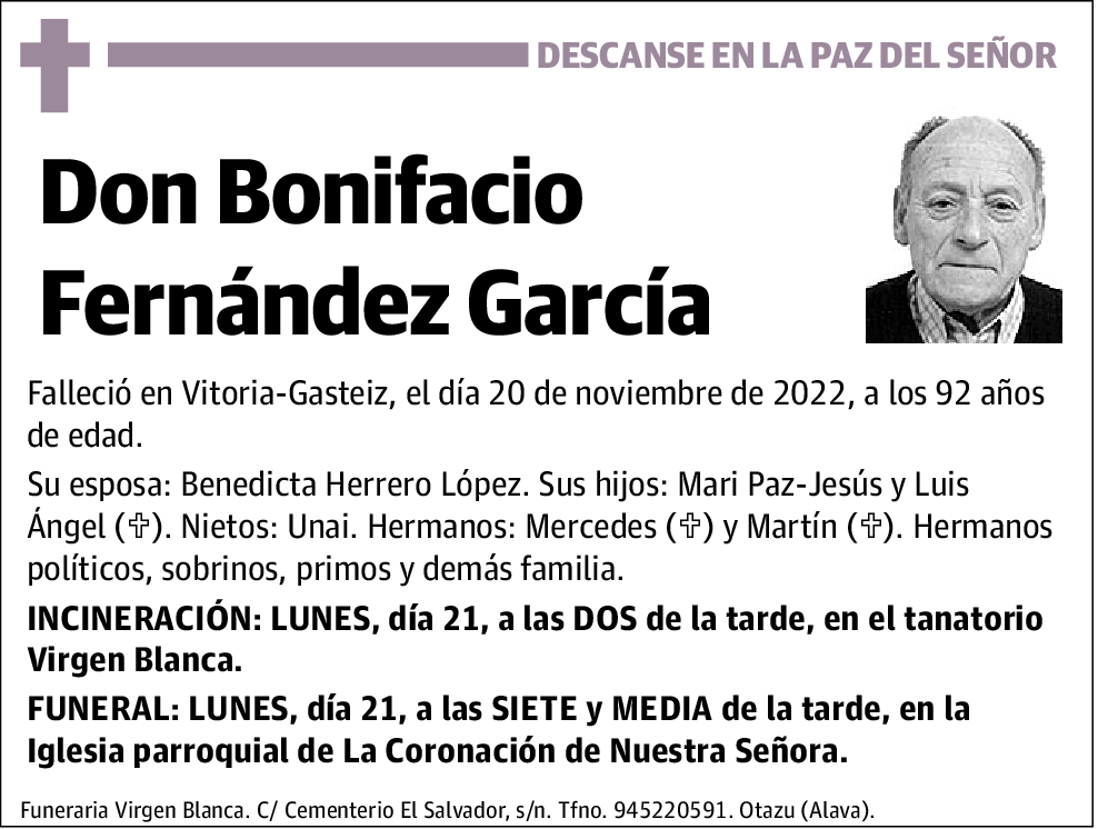Bonifacio Fernández García