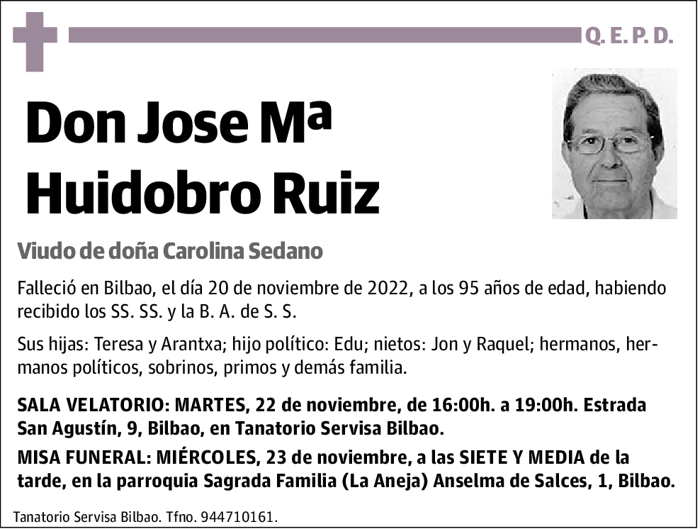Jose Mª Huidobro Ruiz