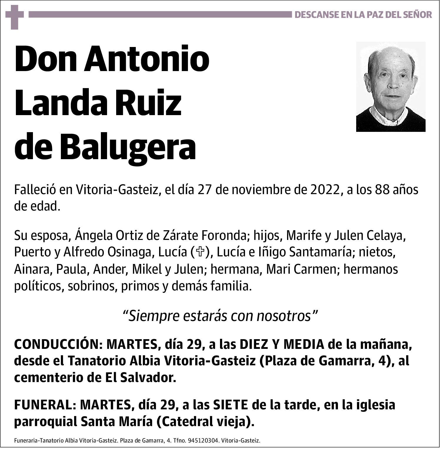 Antonio Landa Ruiz de Balugera