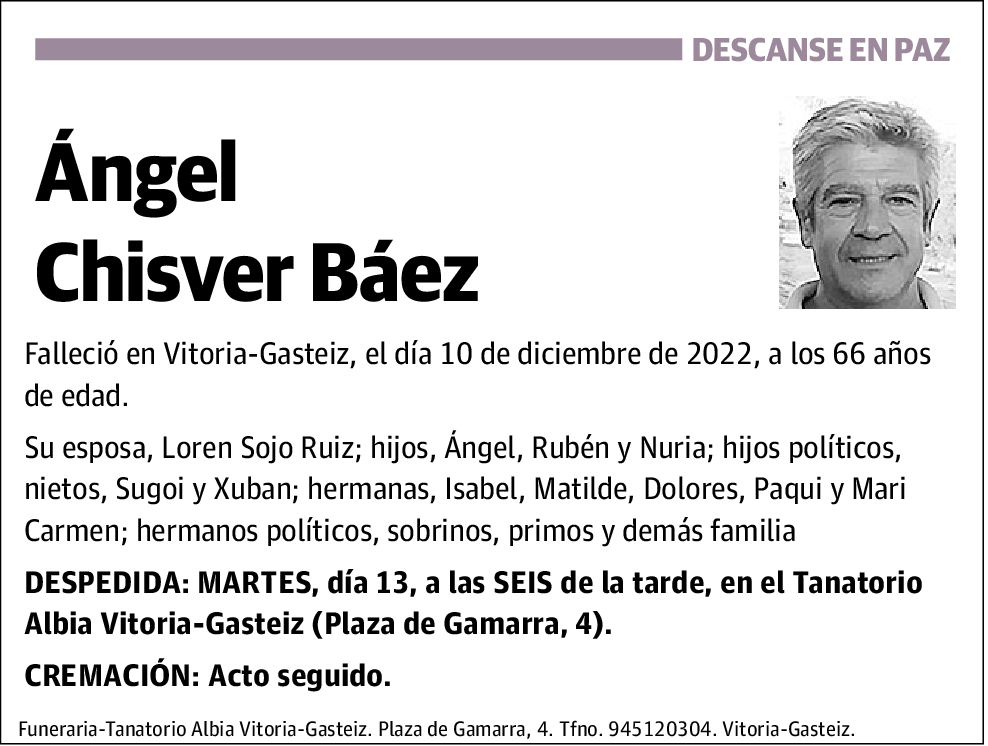 Ángel Chisver Báez