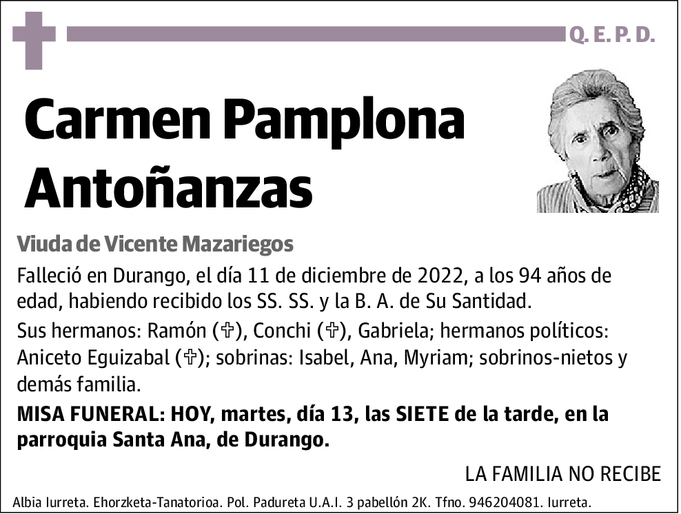 Carmen Pamplona Antoñanzas