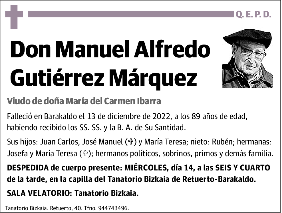 Manuel Alfredo Gutiérrez Márquez