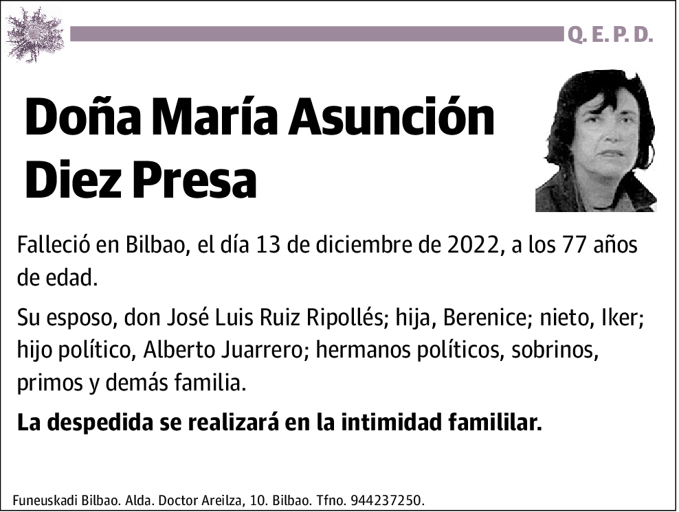 María Asunción Diez Presa