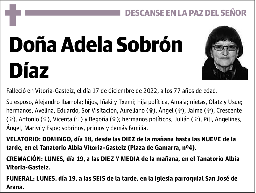 Adela Sobrón Díaz