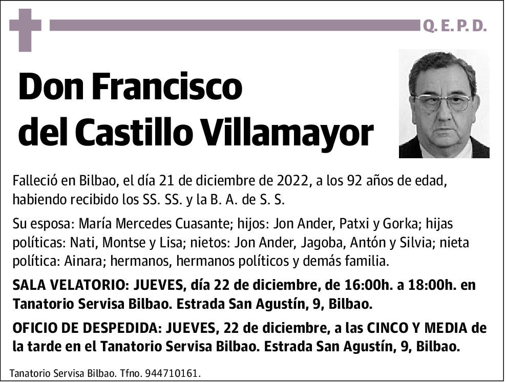 Francisco del Castillo Villamayor
