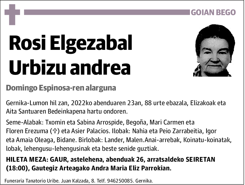 Rosi Elgezabal Urbizu