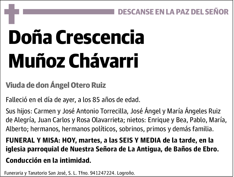 Crescencia Muñoz Chávarri
