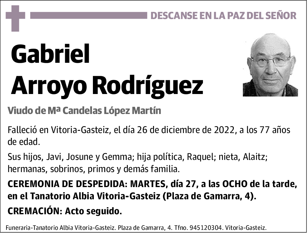Gabriel Arroyo Rodríguez