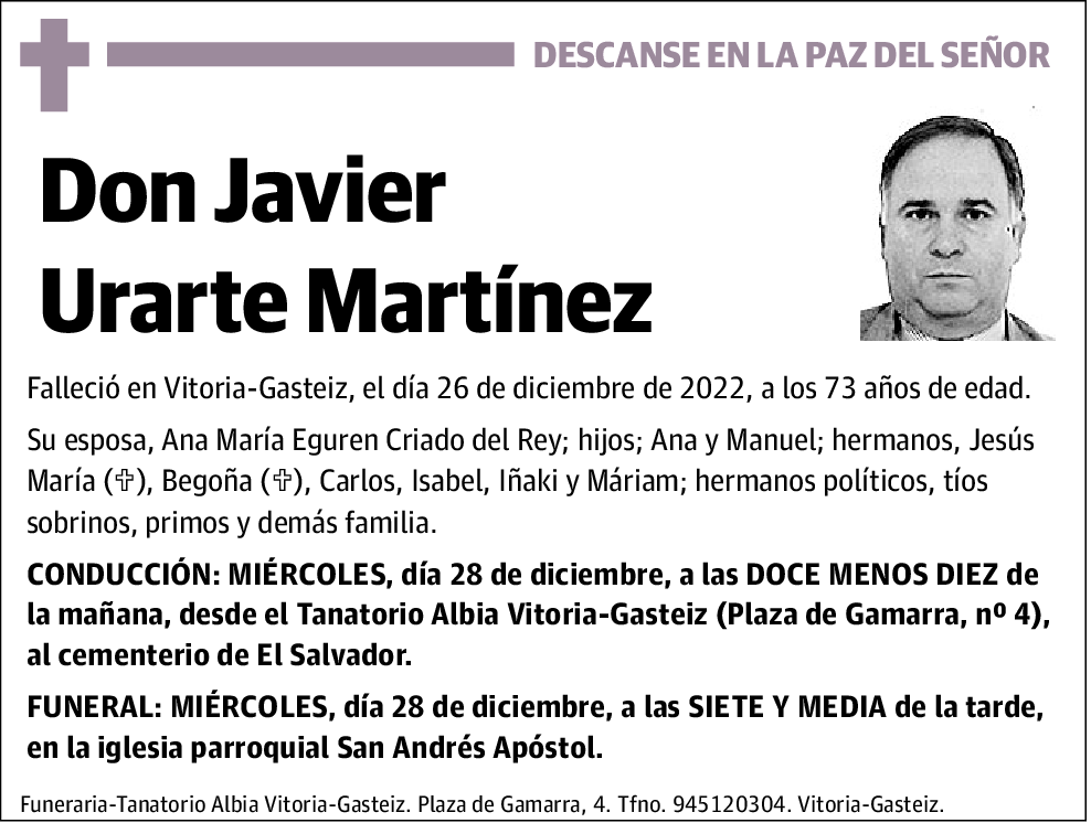 Javier Uriarte Martínez