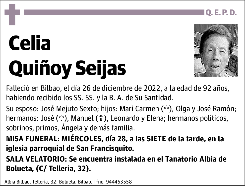 Celia Quiñoy Seijas