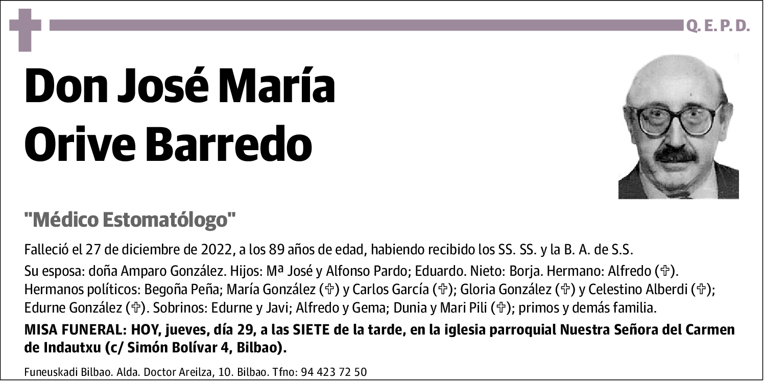 José María Orive Barredo