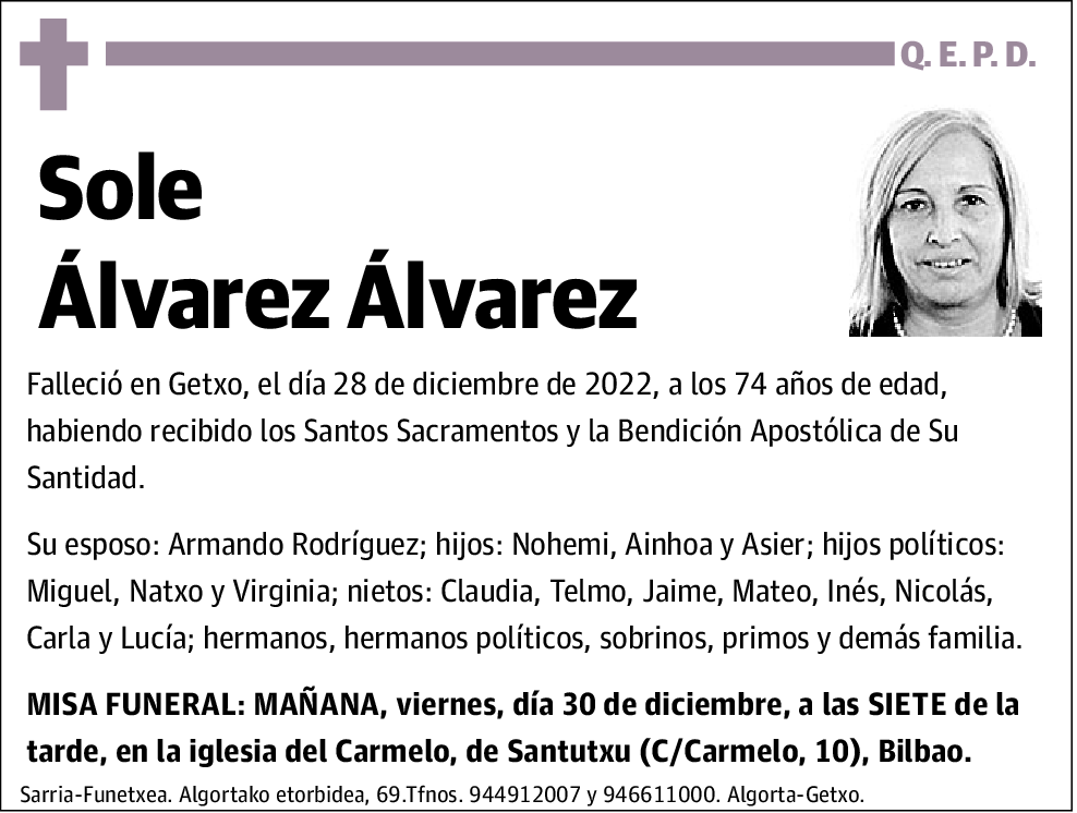 Sole Álvarez Álvarez