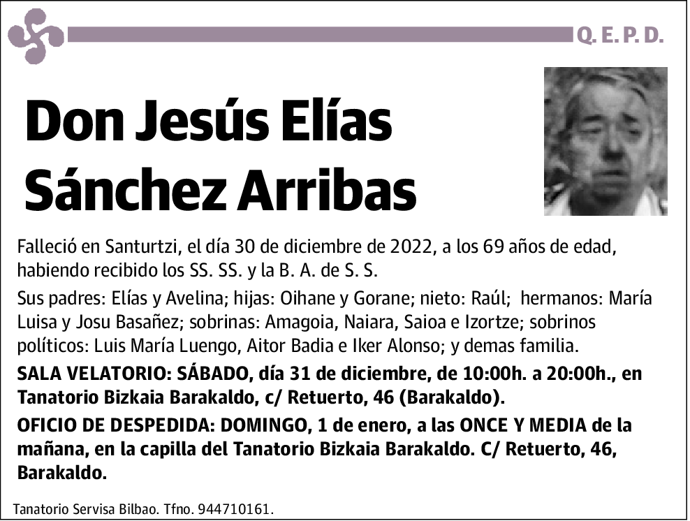 Jesús Elías Sánchez Arribas