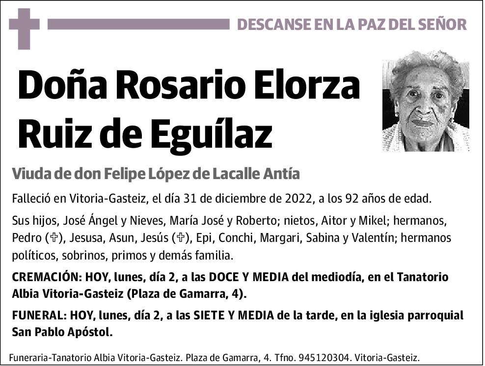 Rosario Elorza Ruiz de Aguilaz