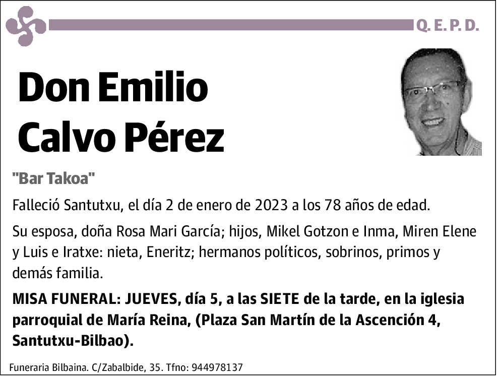 Emilio Calvo Pérez