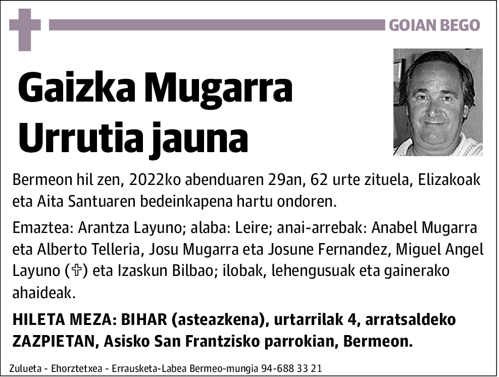 Gaizka Mugarra Urrutia