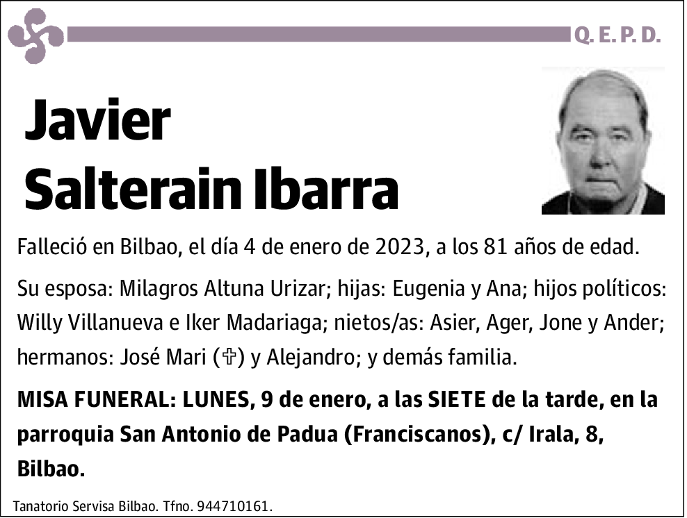 Javier Salterain Ibarra