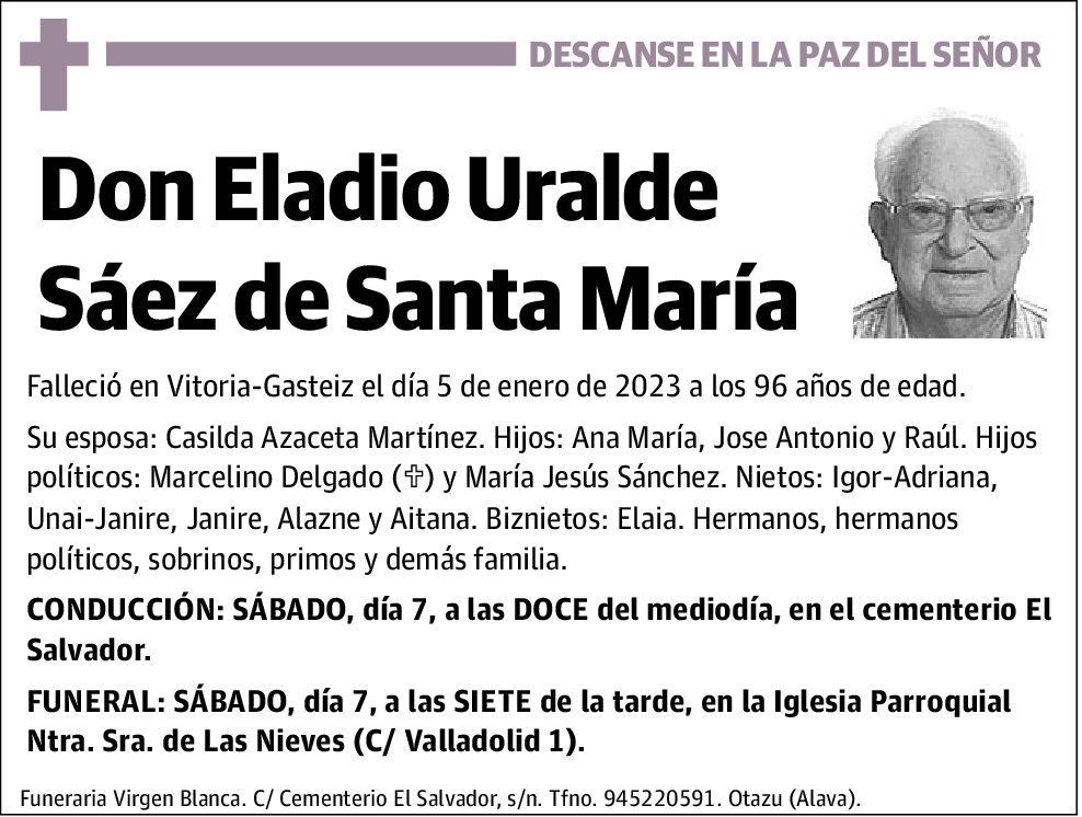 Eladio Uralde Sáez de Santa María
