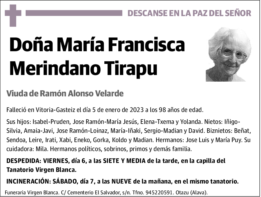 María Francisca Merindano Tirapu