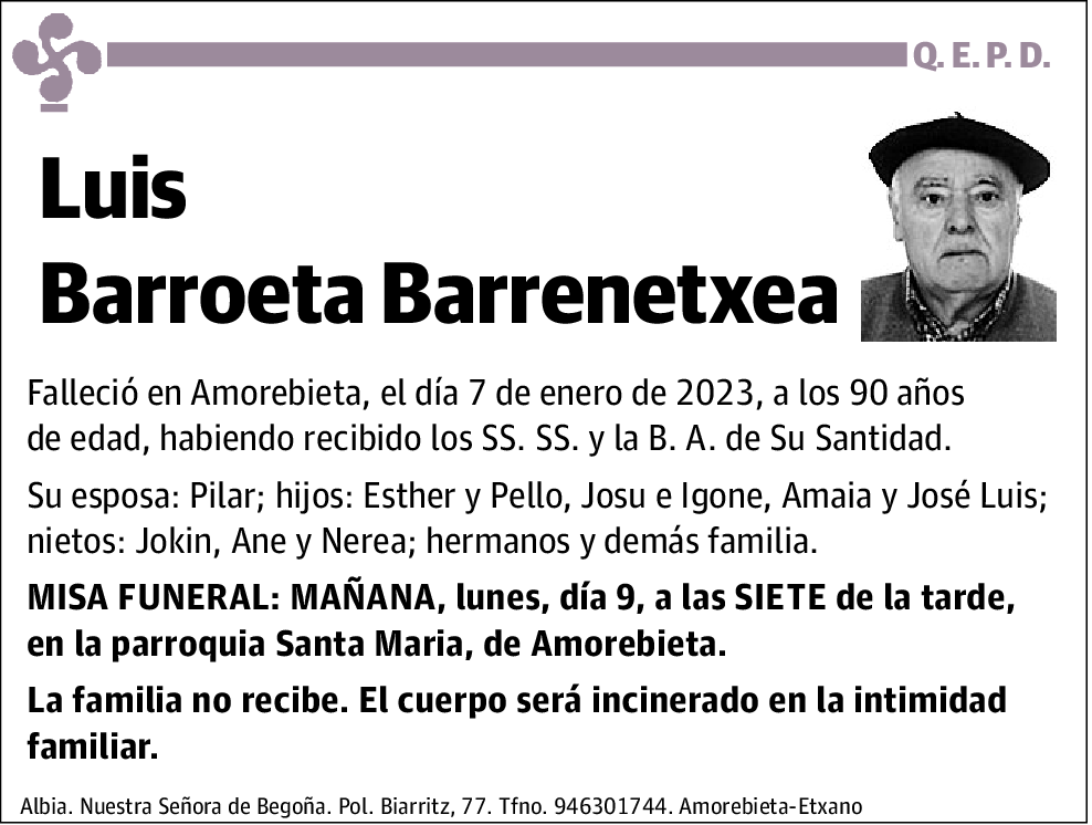 Luis Barroeta Barrenetxea